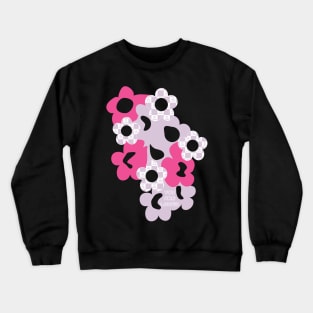 Y2K Pink You Are Loved Pattern Crewneck Sweatshirt